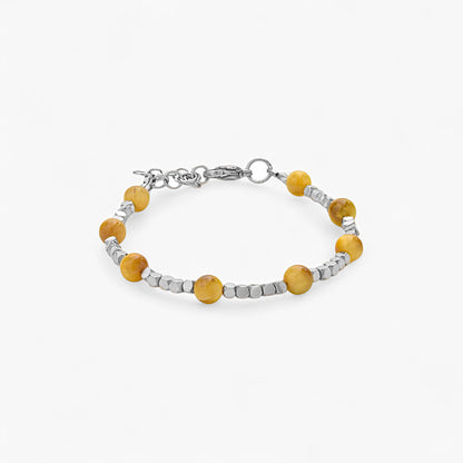 Bracciale in Ematite e Occhio di Falco