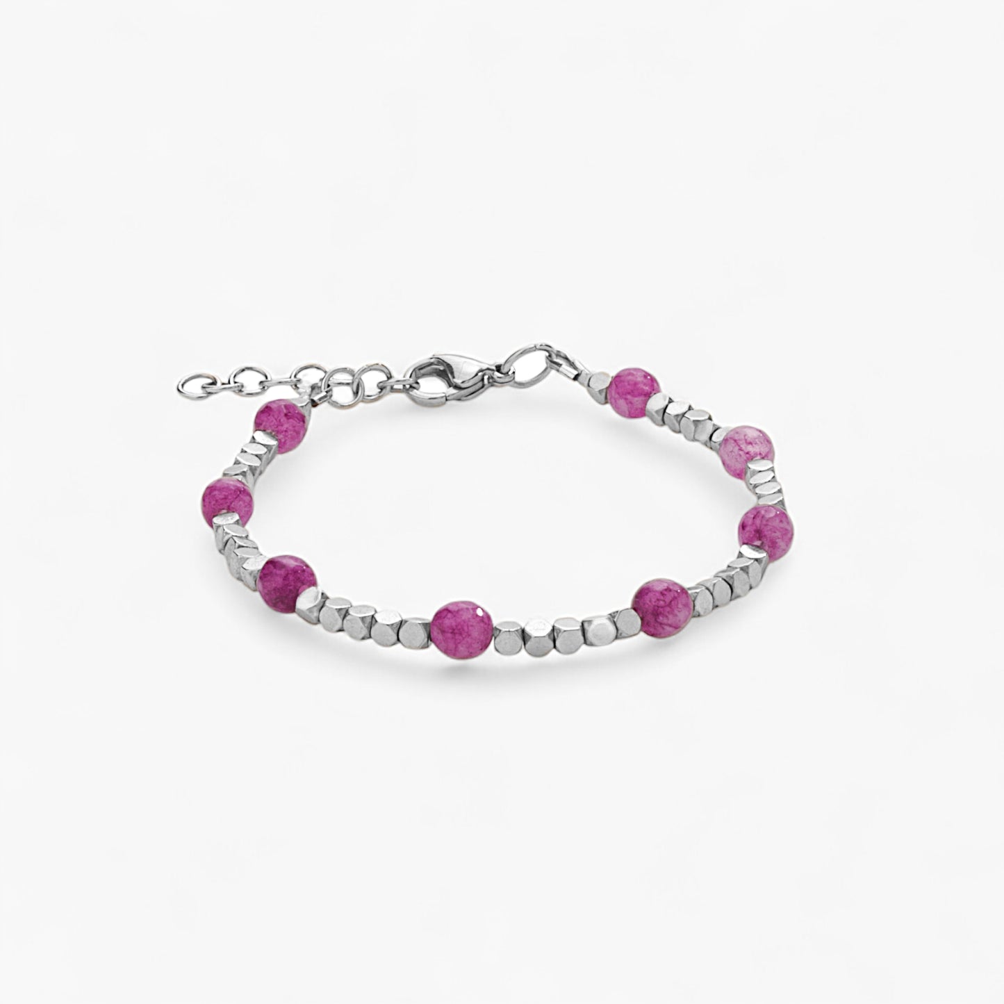Bracciale in Ematite e Ametista