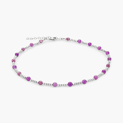 Collana in Ematite e Ametista