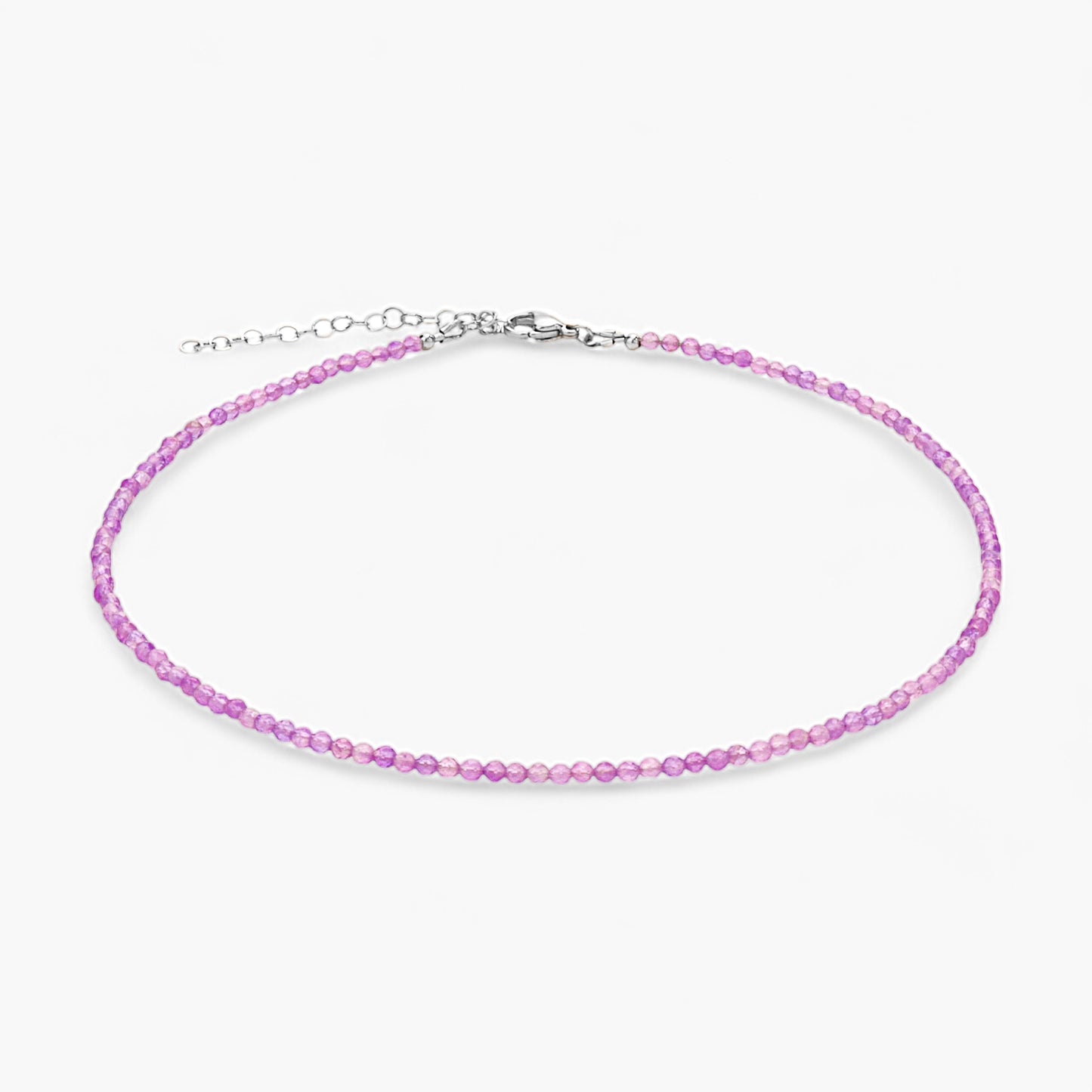 Collana Girocollo Minimal in Ametista