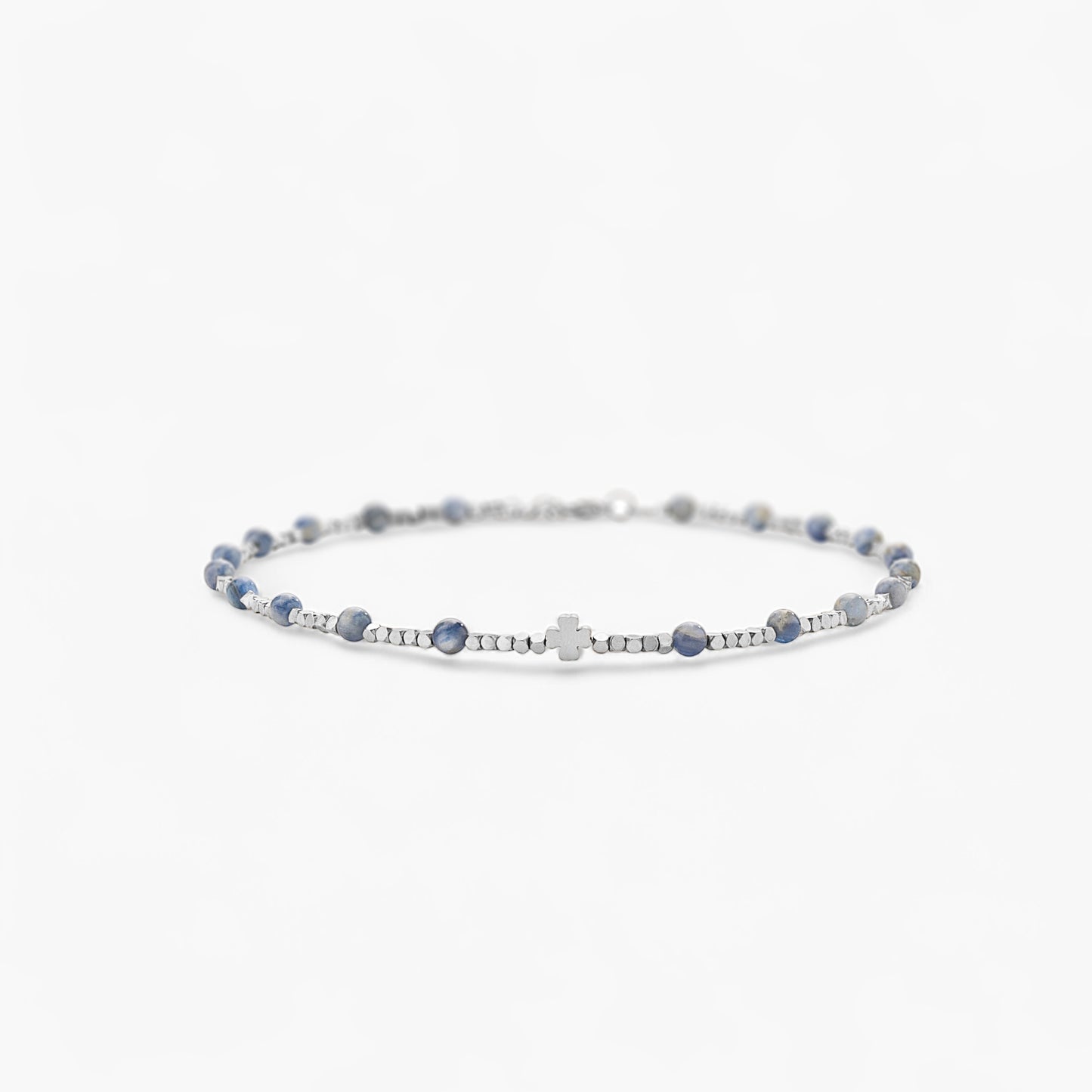 Collana Charm in Ematite e Cianite