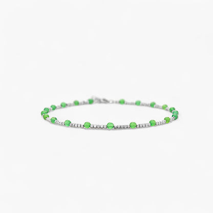 Collana in Ematite e Agata Verde