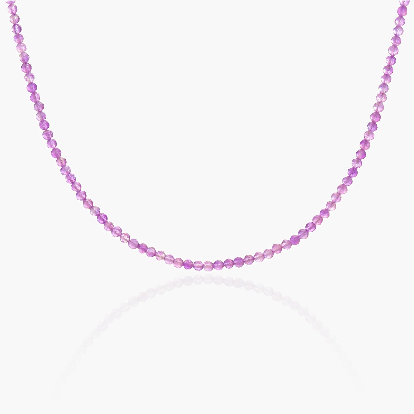 Collana Girocollo Minimal in Ametista