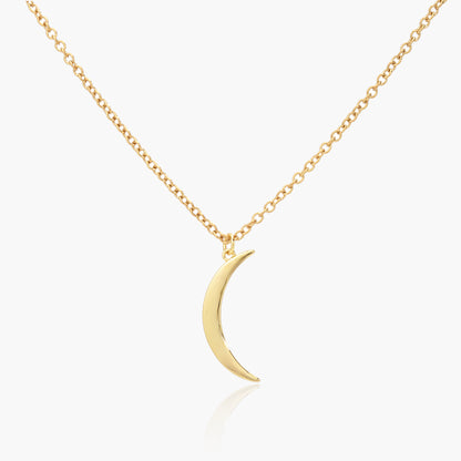 Collana Donna Placcata Oro 18K con Pendente Luna