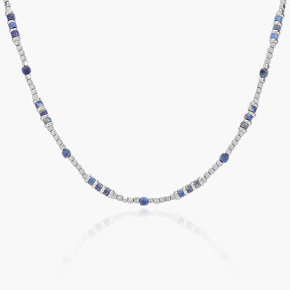 Collana in Lapislazzuli, Ematite e Cianite