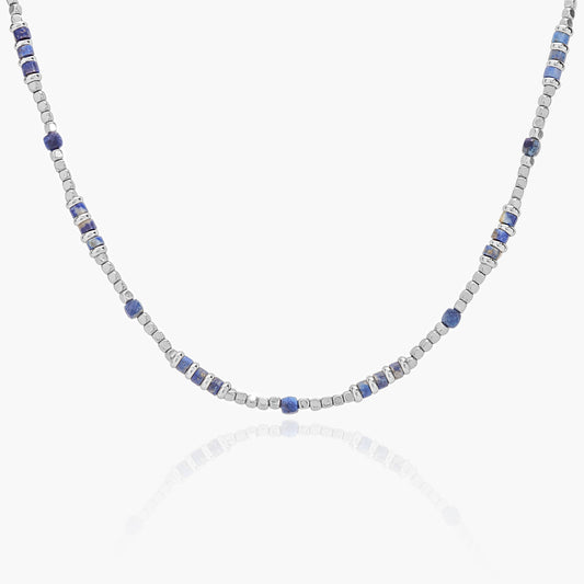 Collana in Lapislazzuli, Ematite e Cianite