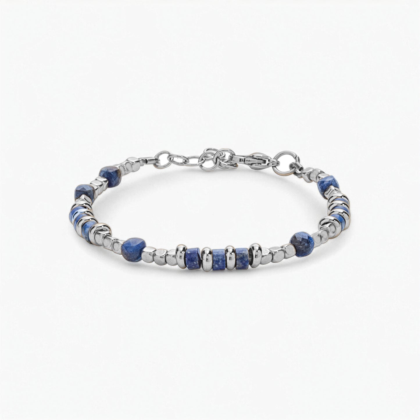 Bracciale in Lapislazzuli, Ematite e Cianite