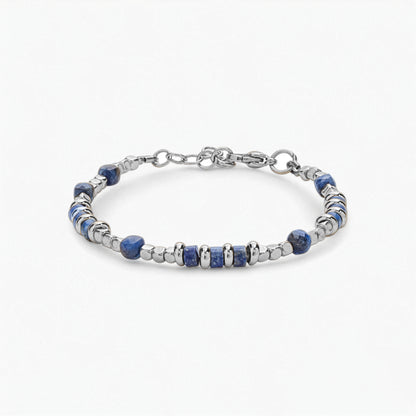 Bracciale in Lapislazzuli, Ematite e Cianite