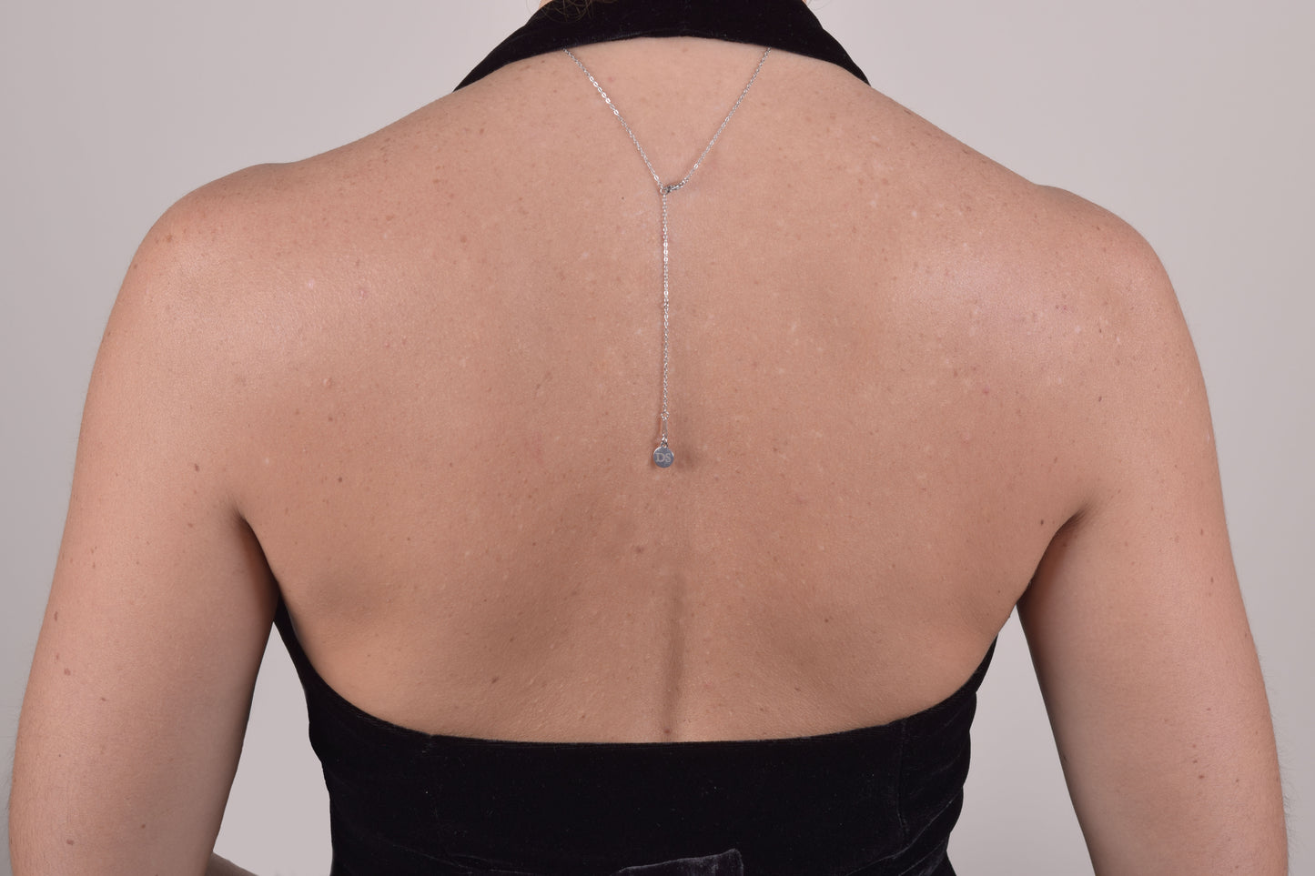 Collana in Argento Sterling 925 Rodiato con Pendenti Layered in Zirconi AAA