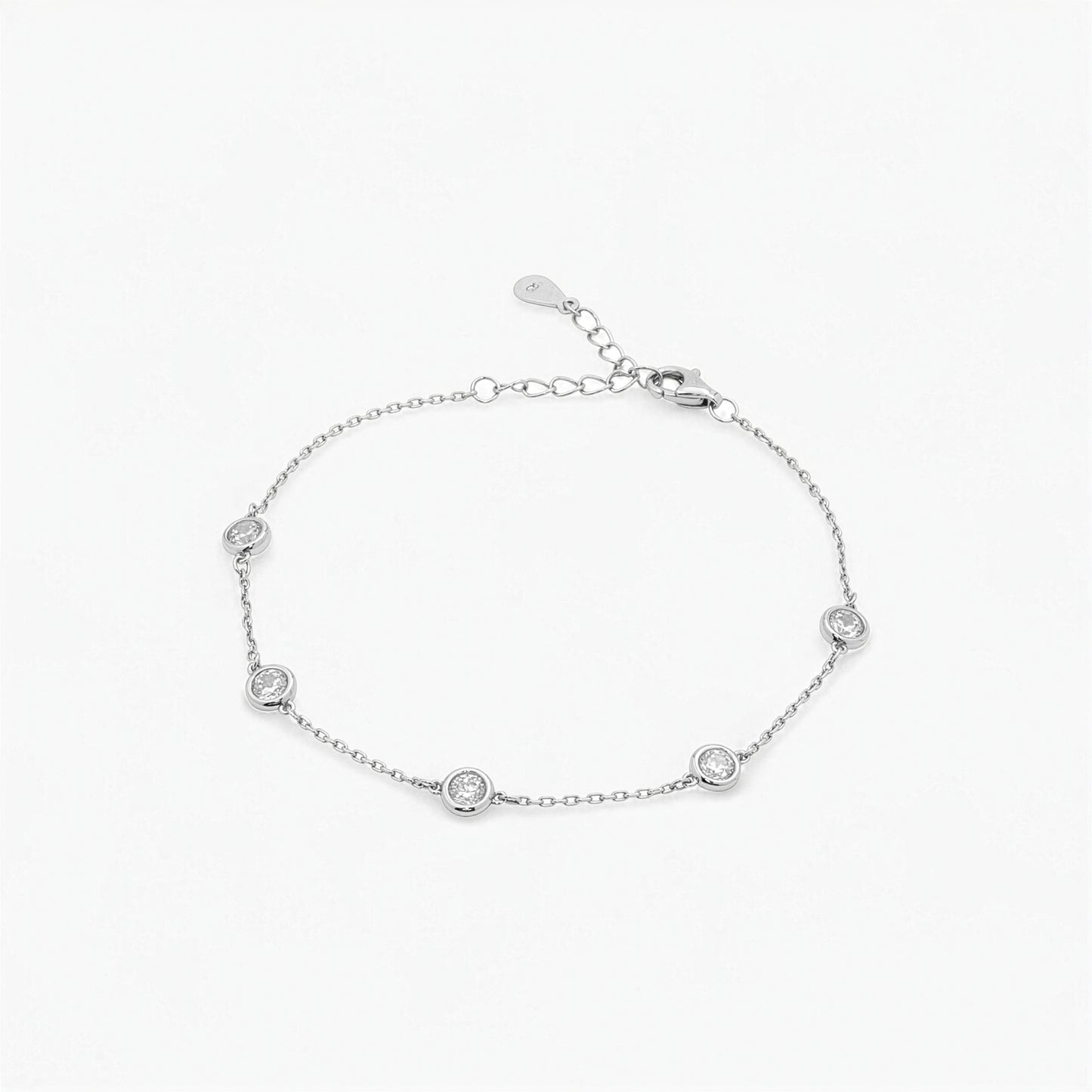 Bracciale Donna in Argento 925 con Zirconi