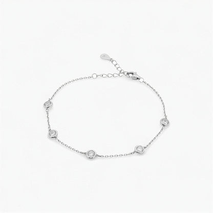 Bracciale Donna in Argento 925 con Zirconi