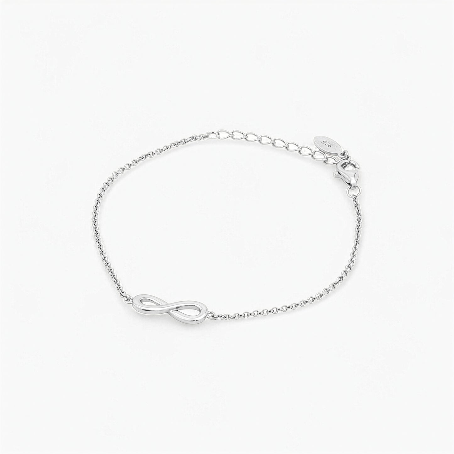 Bracciale Donna in Argento 925 con Charm Infinito