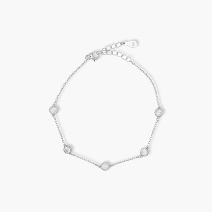Bracciale Donna in Argento 925 con Zirconi