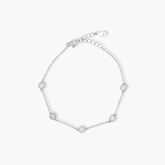 Bracciale Donna in Argento 925 con Zirconi