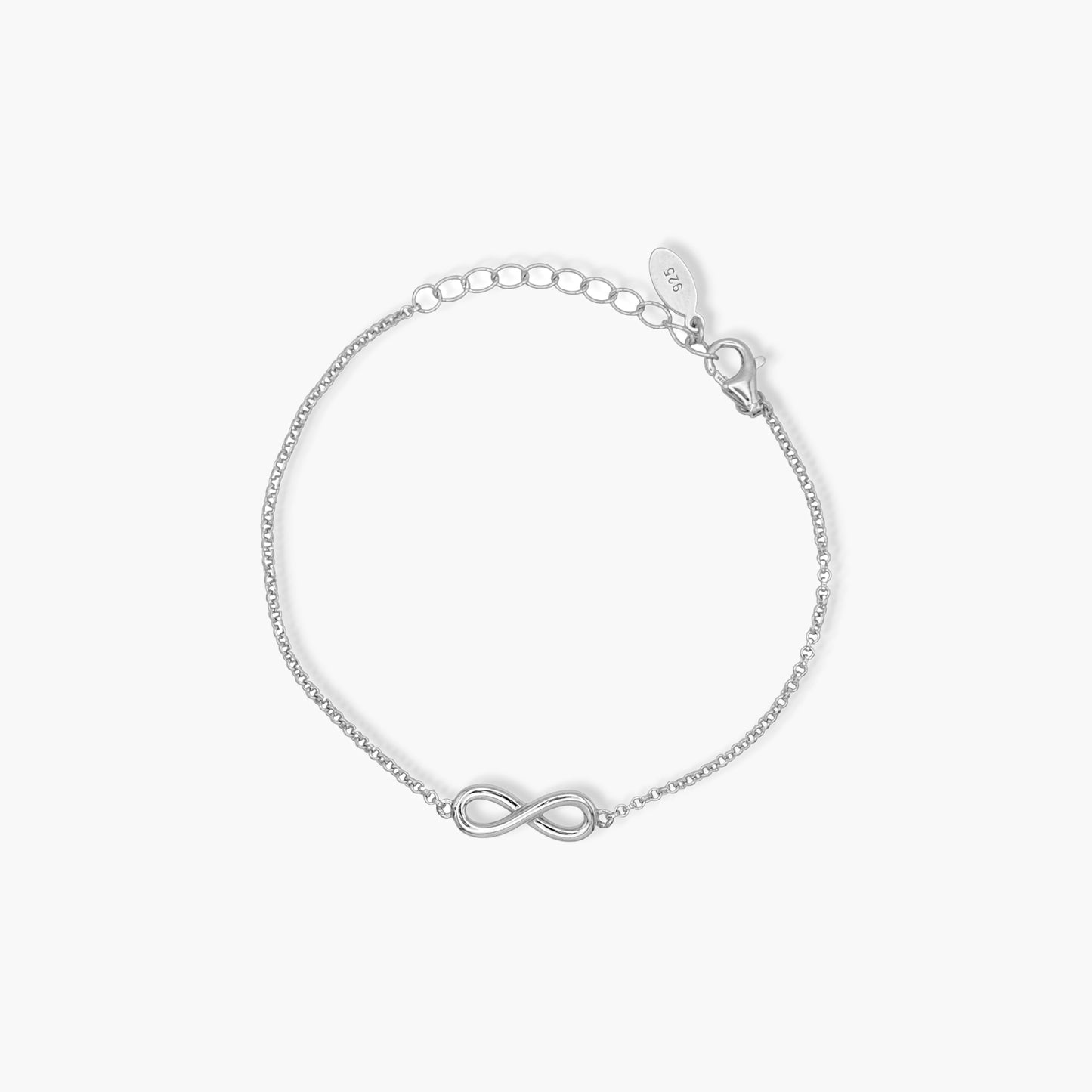 Bracciale Donna in Argento 925 con Charm Infinito