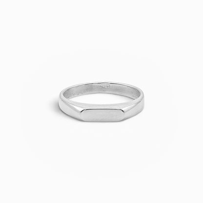 Anello Signet Ovale