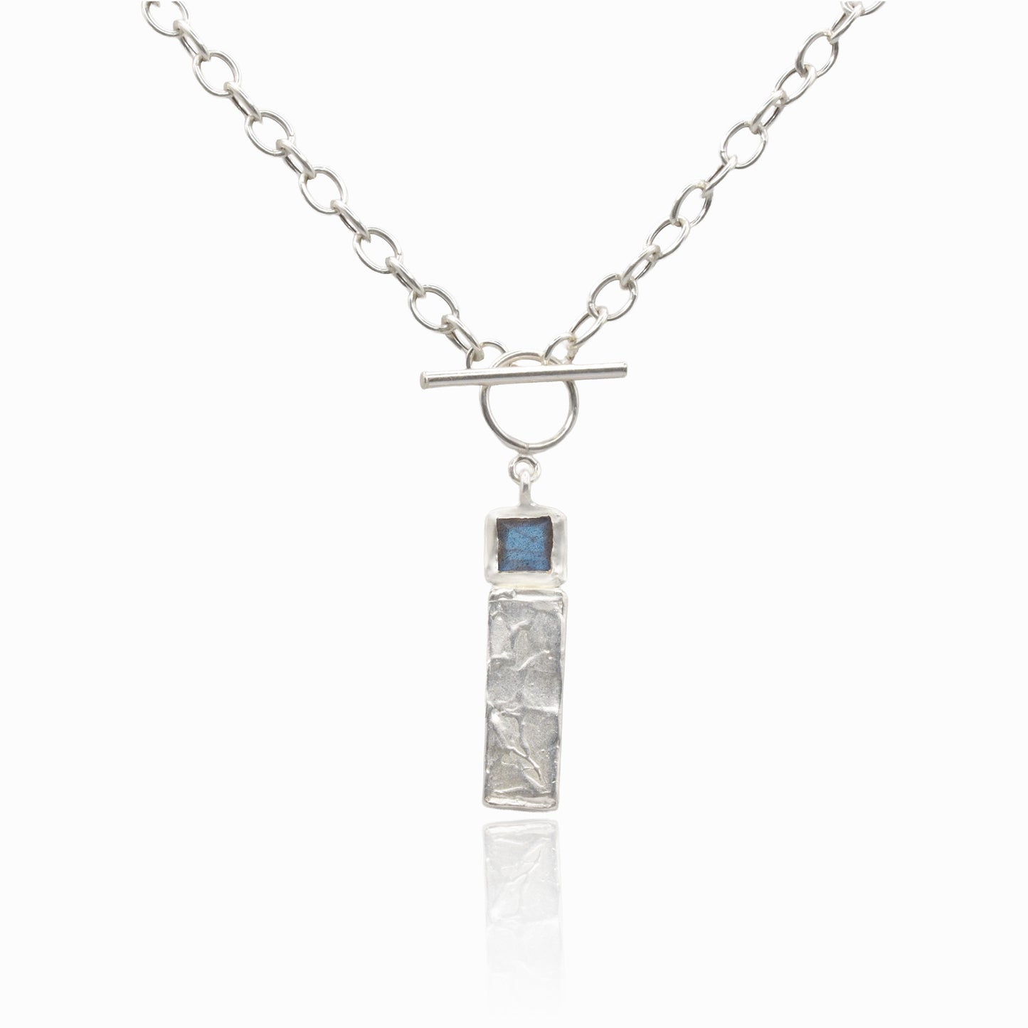 Pendente Keystones - Labradorite T-bar