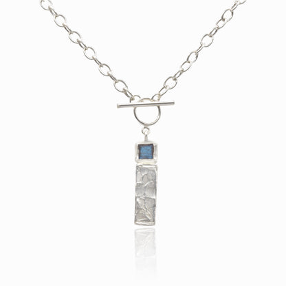 Pendente Keystones - Labradorite T-bar