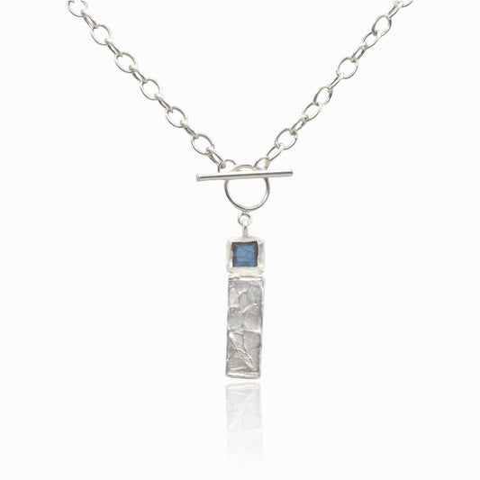 Pendente Keystones - Labradorite T-bar