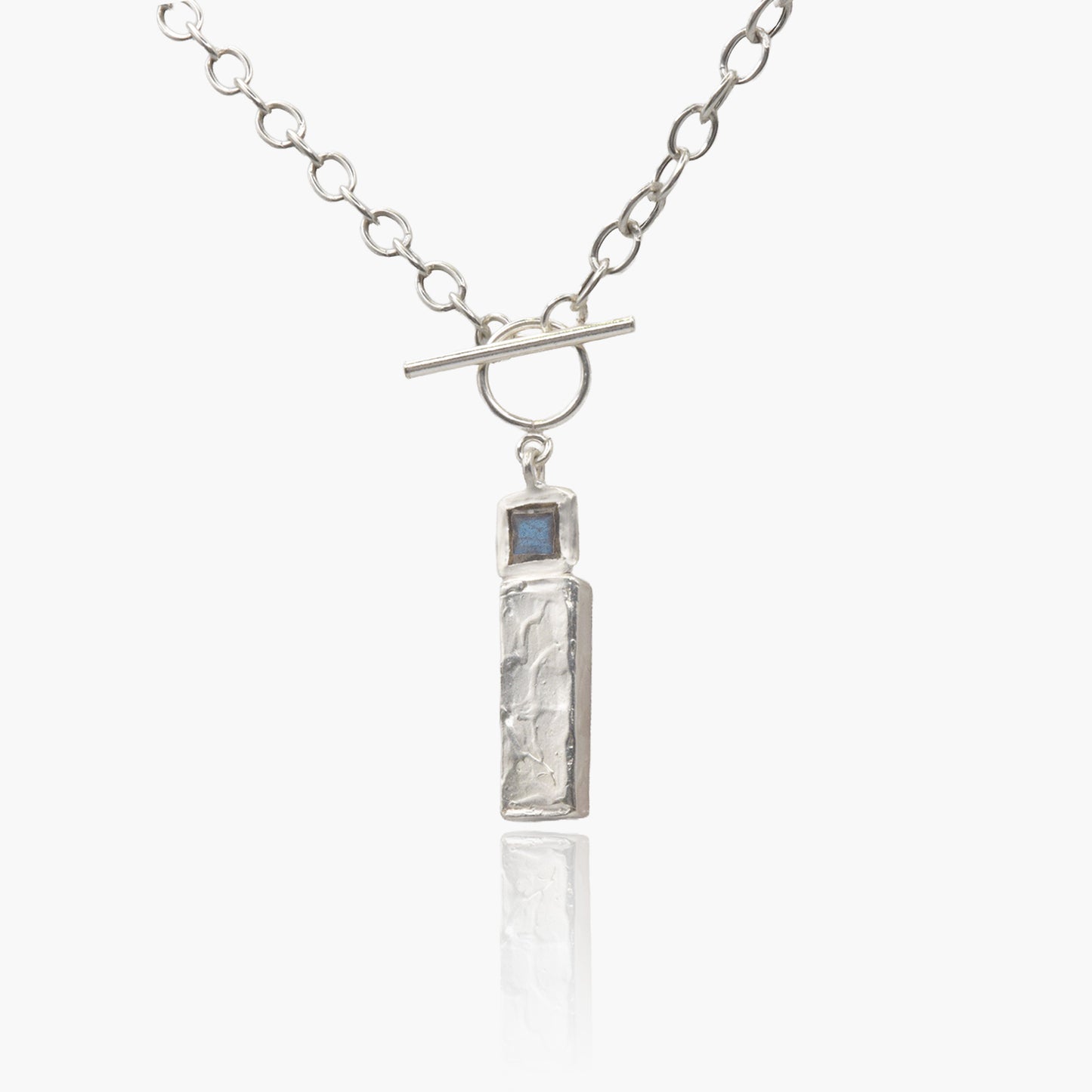 Pendente Keystones - Labradorite T-bar