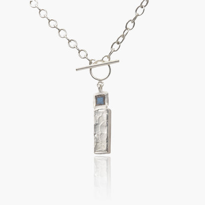 Pendente Keystones - Labradorite T-bar