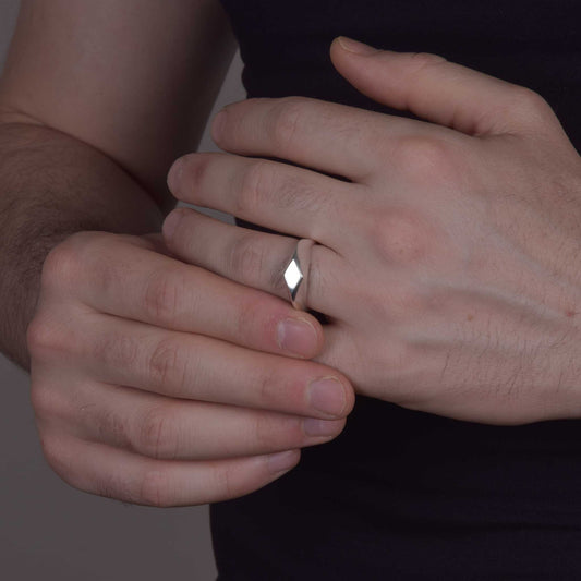 Anello Polygon - Rombo