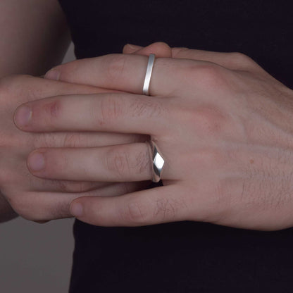 Anello Polygon - Rombo