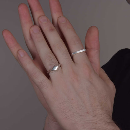 Anello Polygon - Rombo