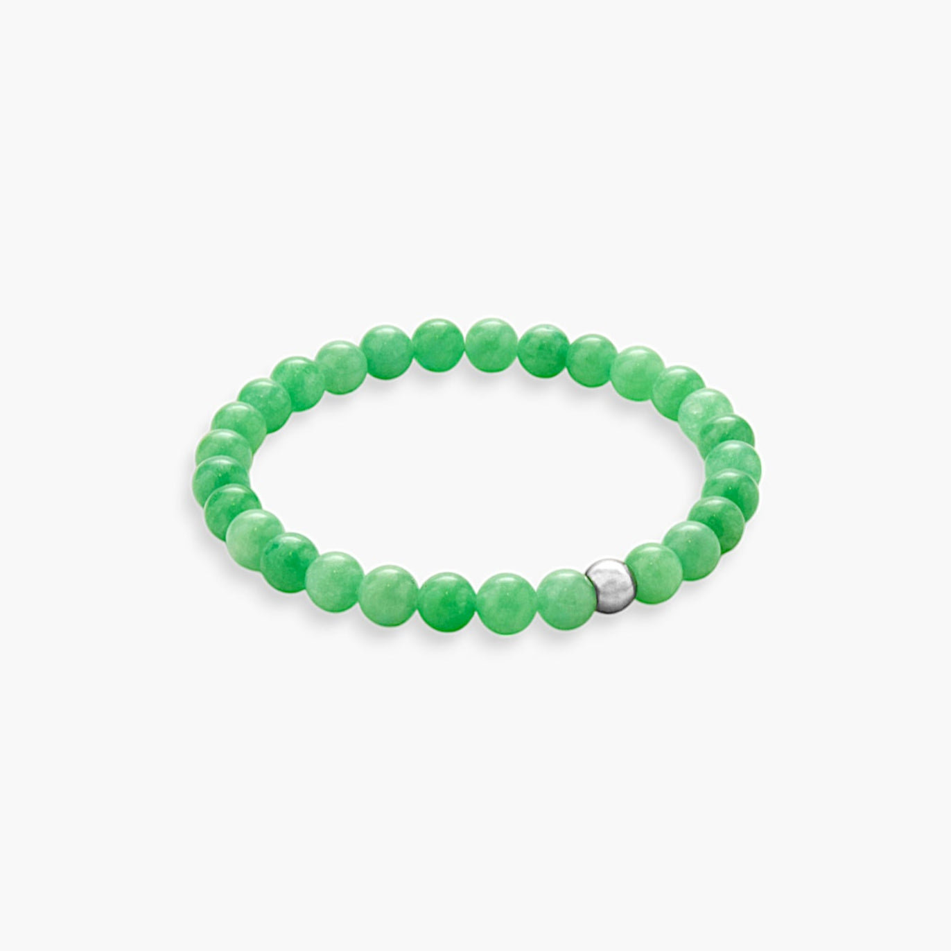 Bracciale Minimal in Giada Verde