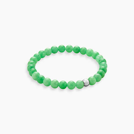 Bracciale Minimal in Giada Verde