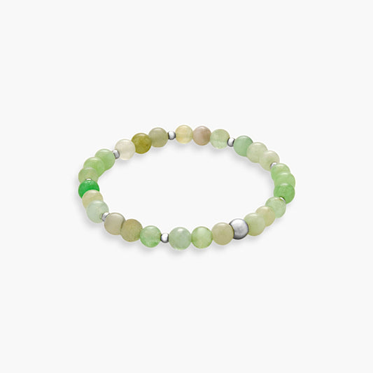 Bracciale Minimal in Giada Verde Chiaro