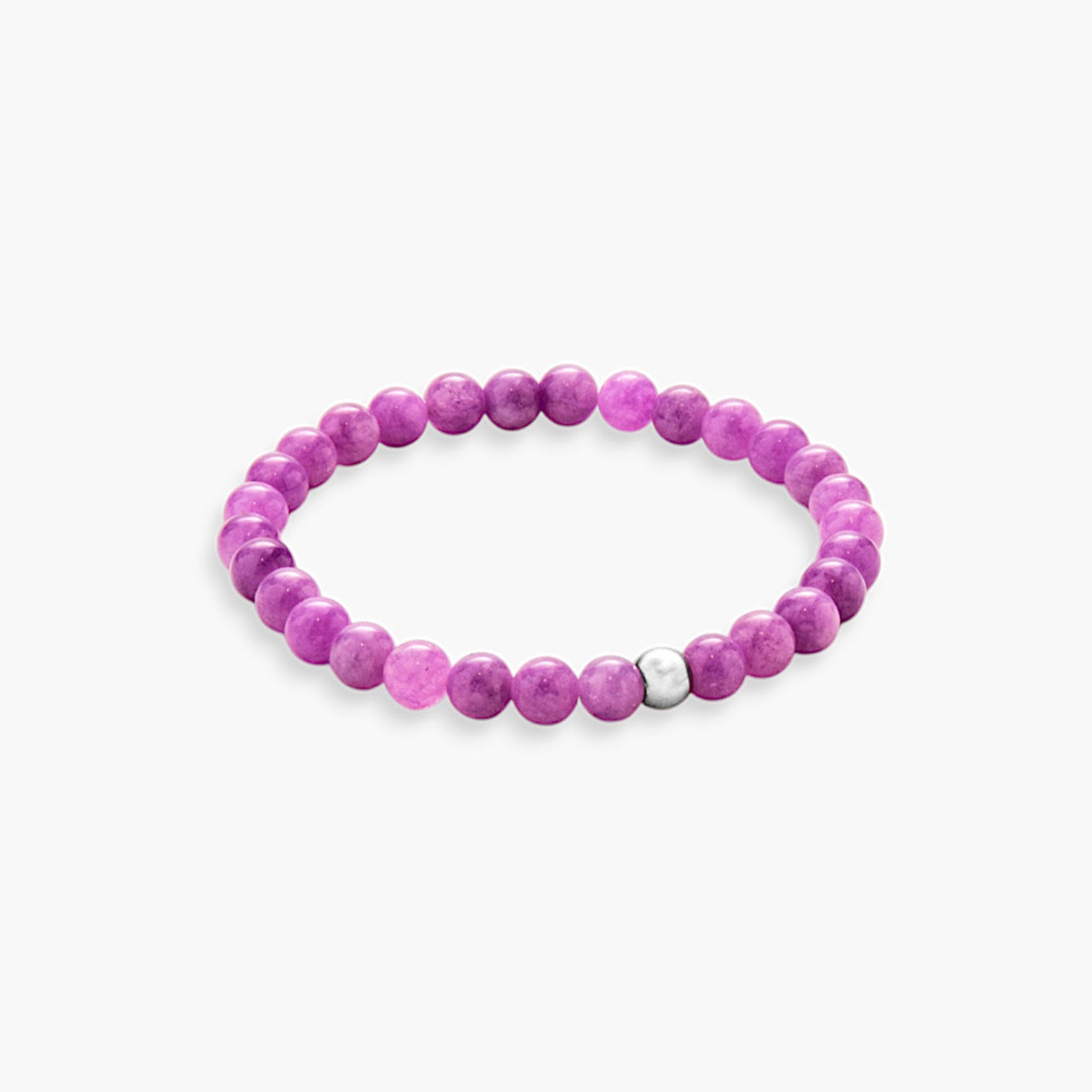 Bracciale Minimal in Giada Viola