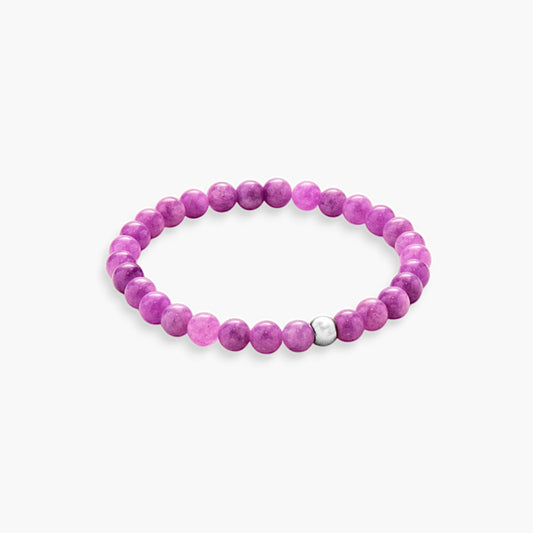 Bracciale Minimal in Giada Viola