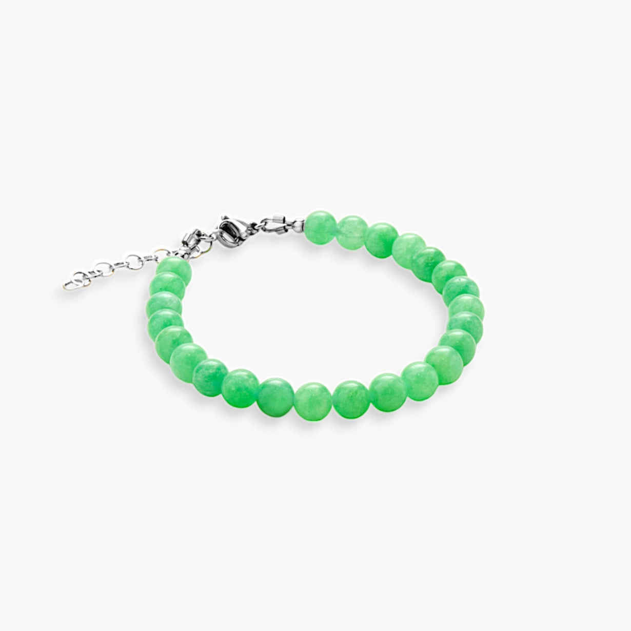 Bracciale Minimal in Giada Verde