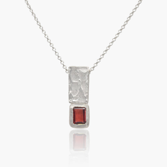 Pendente Keystones - Granato Rosso