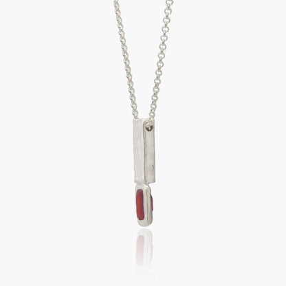 Pendente Keystones - Granato Rosso