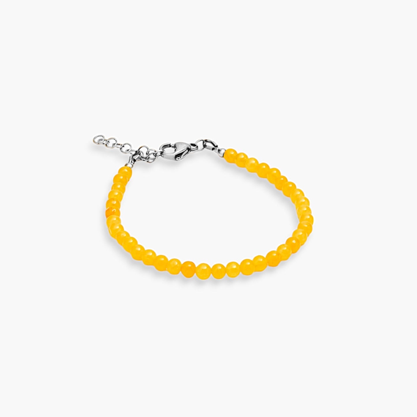 Bracciale Minimal in Giada Gialla