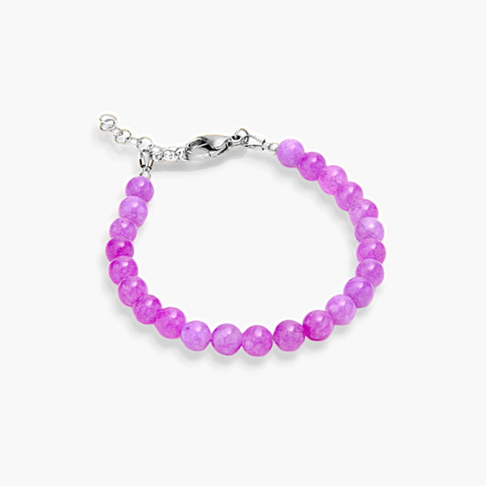 Bracciale Minimal in Giada Fucsia