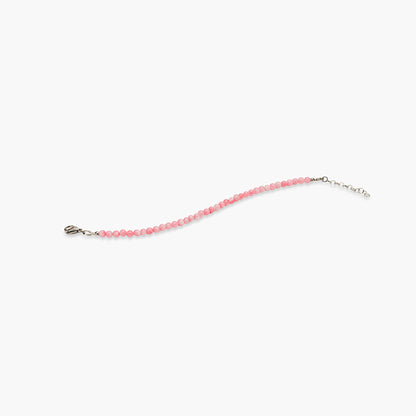Bracciale Minimal in Giada Rosa