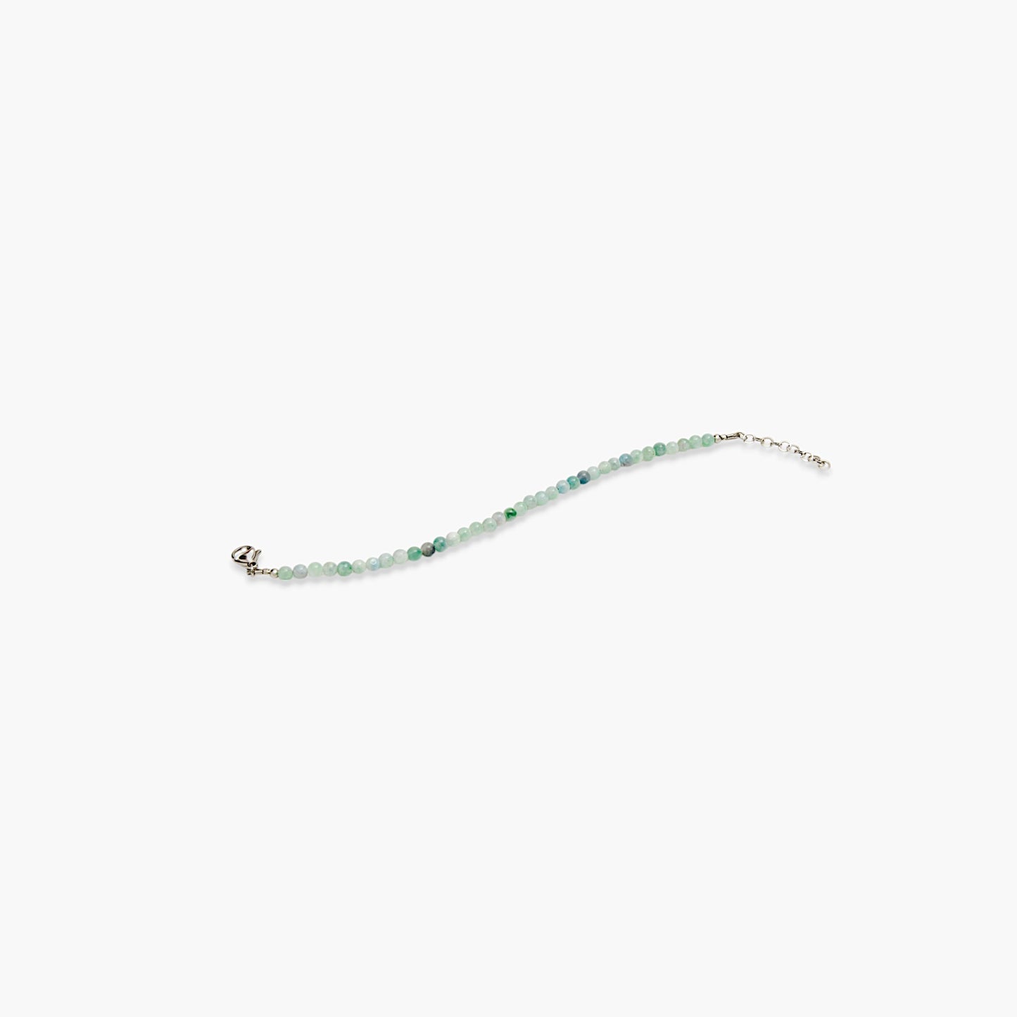 Bracciale Minimal in Giada Verde Pastello