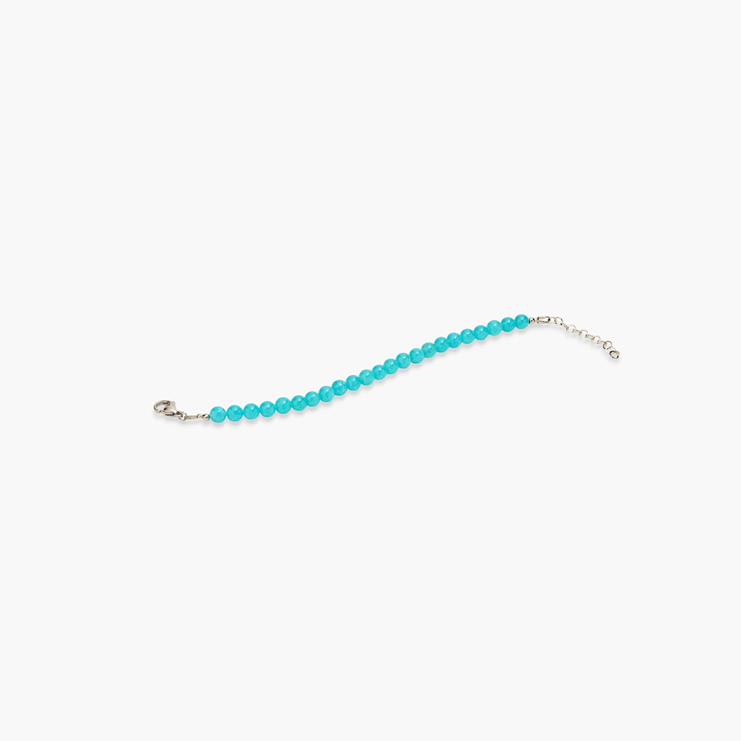 Bracciale Minimal in Giada Verde Acqua