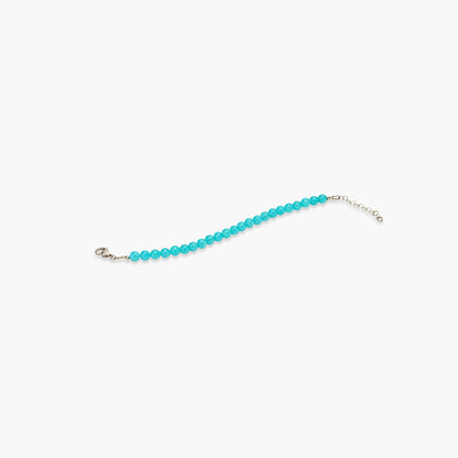 Bracciale Minimal in Giada Verde Acqua