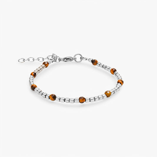 Bracciale in Ematite e Occhio di Tigre