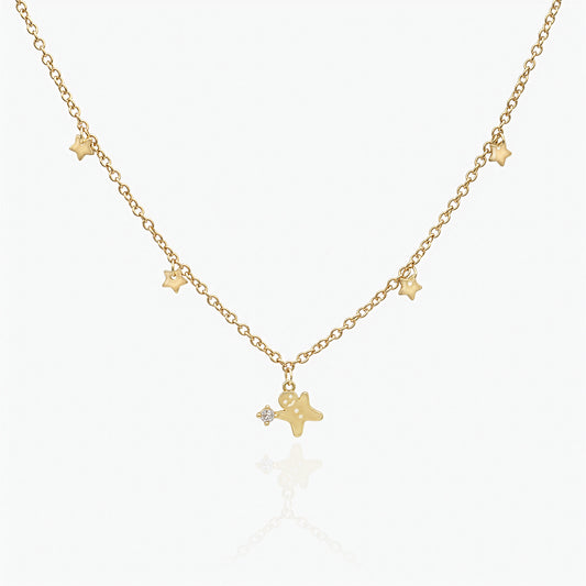 Collana Placcata Oro 18K - pendente Biscotto Muffin