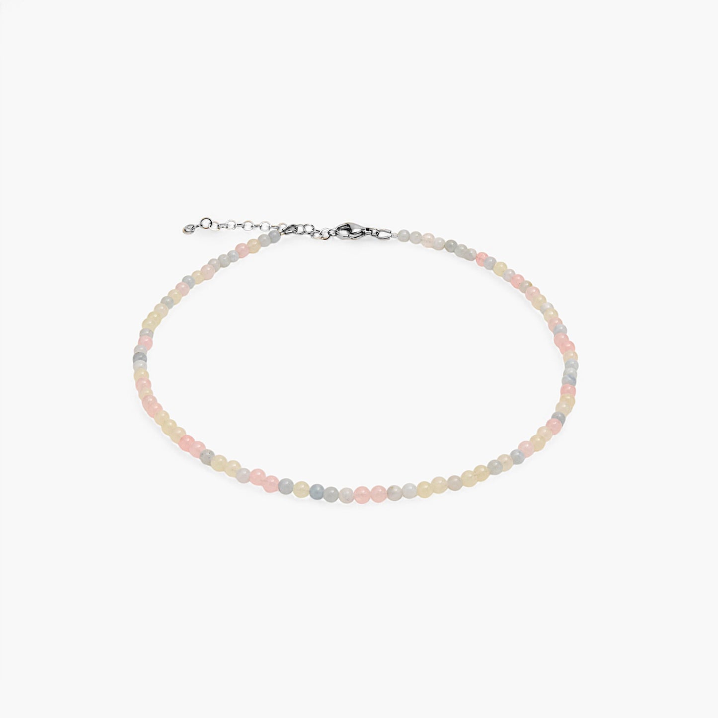Collana Minimal Girocollo in Giada Multicolor v2