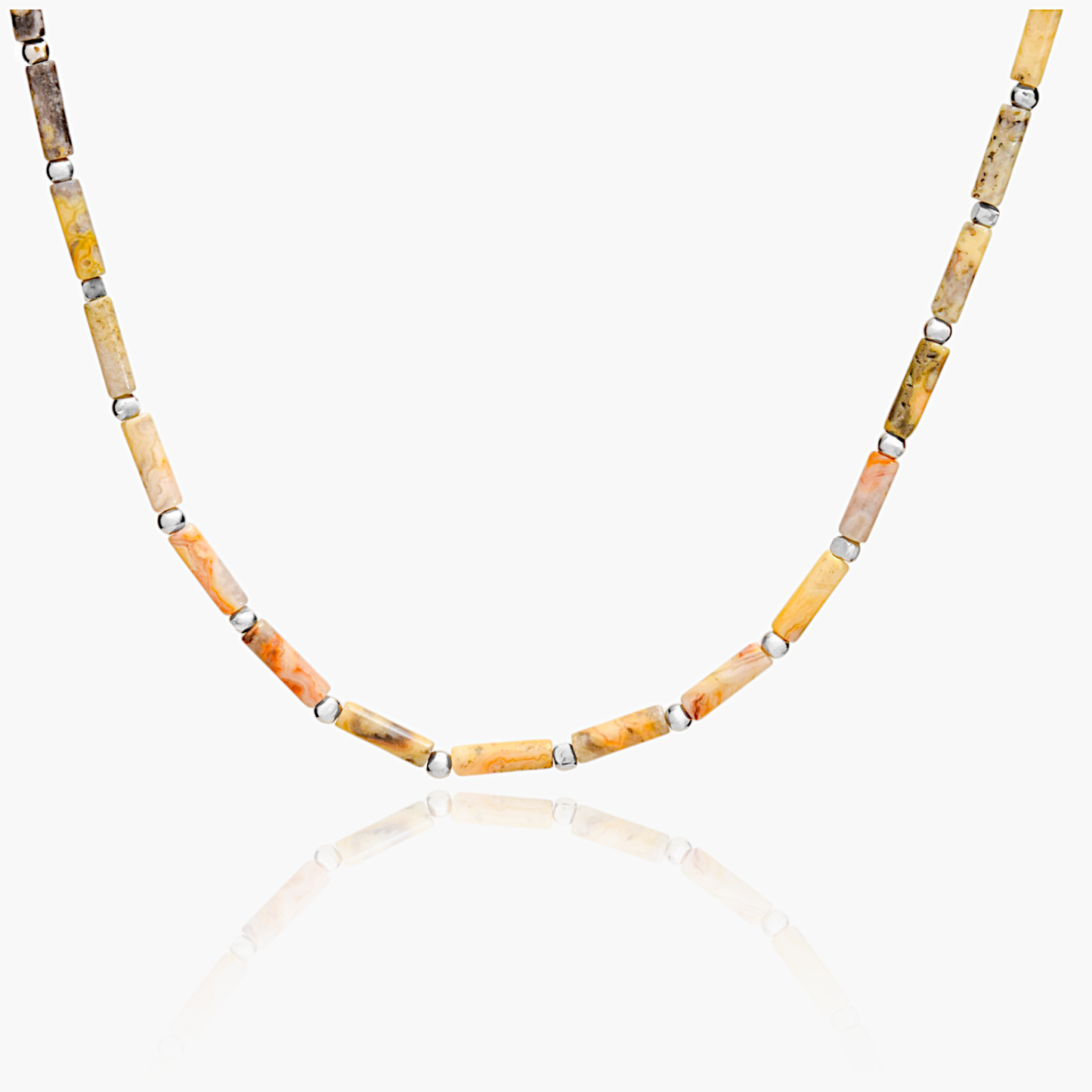 Collana in Diaspro Naturale