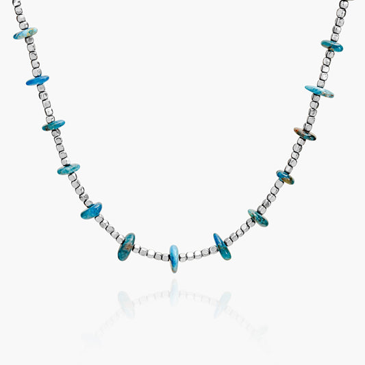 Collana in Apatite e Ematite