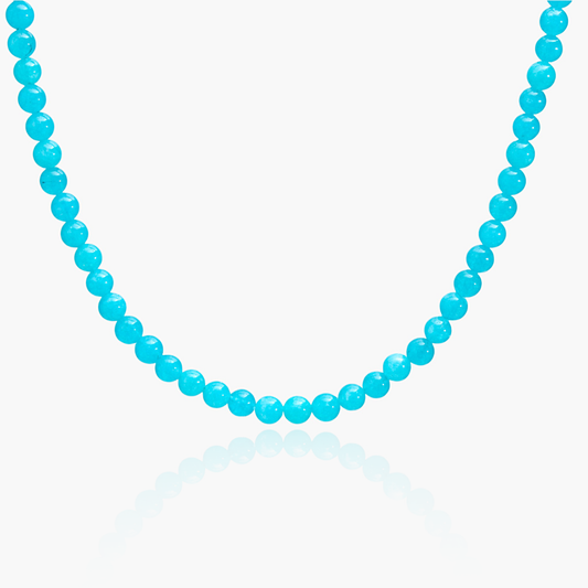Collana Minimal Girocollo in Giada Ciano