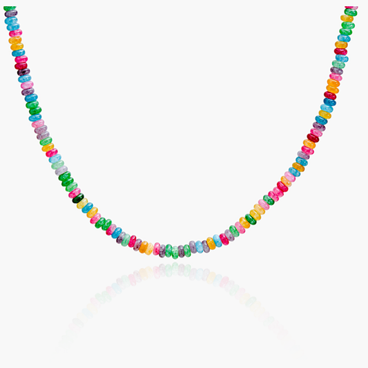 Collana Minimal Girocollo in Giada Jolly