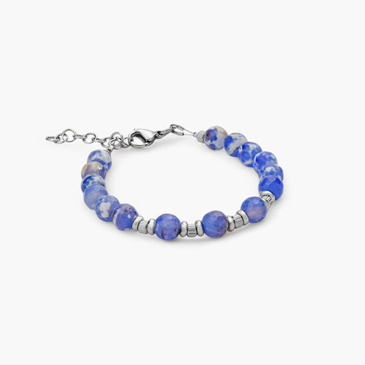Bracciale in Agata Ghiaccio